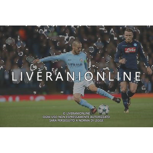 MANCHESTER CITY - NAPOLI CHAMPIONS LEAGUE 17 OTTOBRE 2017 NELLA FOTO DAVD SILVA, ZIELINSKI ©MOSCA / AGENZIA ALDO LIVERANI SAS