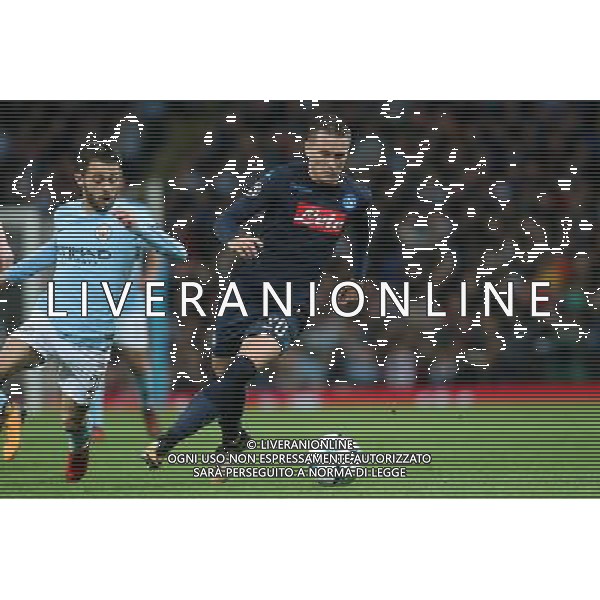 MANCHESTER CITY - NAPOLI CHAMPIONS LEAGUE 17 OTTOBRE 2017 NELLA FOTO ZIELINSKI ©MOSCA / AGENZIA ALDO LIVERANI SAS