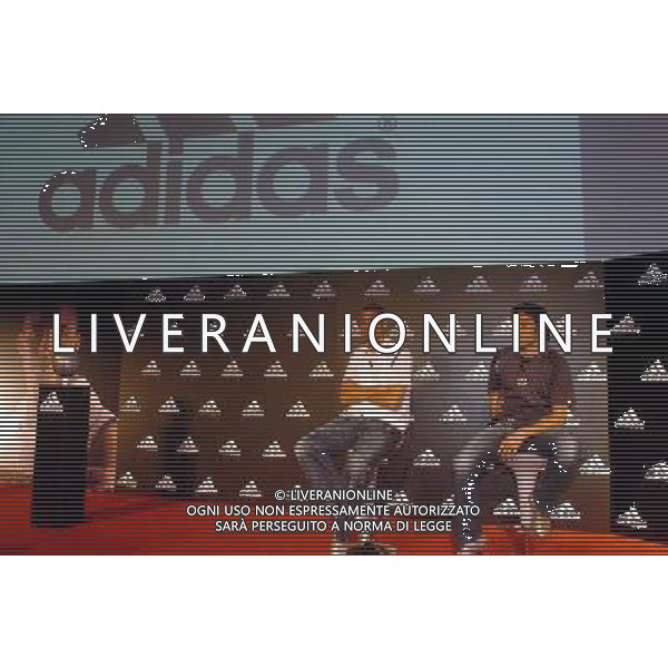 Torino 15/04/2005 Presentazione Nuovo Spot Adidas nella foto david trezeguet e alessandro del piero ph arcaini/agenzia aldo liverani 
