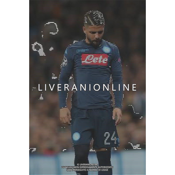 MANCHESTER CITY - NAPOLI CHAMPIONS LEAGUE 17 OTTOBRE 2017 NELLA FOTO LORENZO INSIGNE DELUSIONE ©MOSCA / AGENZIA ALDO LIVERANI SAS