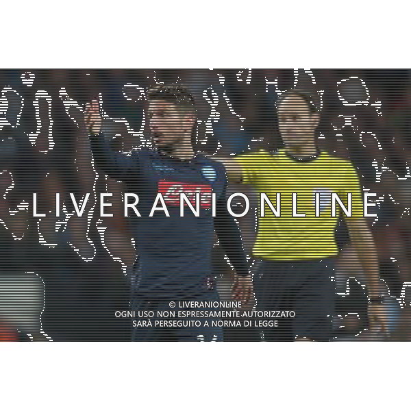 MANCHESTER CITY - NAPOLI CHAMPIONS LEAGUE 17 OTTOBRE 2017 NELLA FOTO DRIES MERTENS ©MOSCA / AGENZIA ALDO LIVERANI SAS