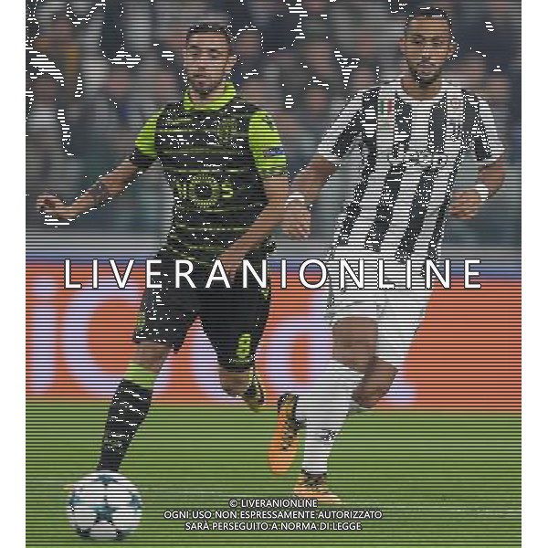 UEFA Champions League 2017/2018 Gruppo D Torino - 18.10.2017 Juventus-Sporting Lisbona Nella Foto:benatia bruno fernandes /Ph.Vitez-Ag. Aldo Liverani