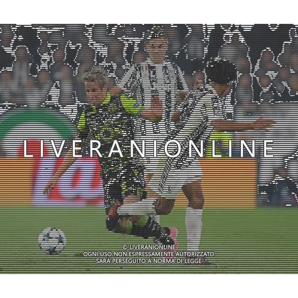 UEFA Champions League 2017/2018 Gruppo D Torino - 18.10.2017 Juventus-Sporting Lisbona Nella Foto:coentrao, juan cuadrado e paulo dybala /Ph.Vitez-Ag. Aldo Liverani