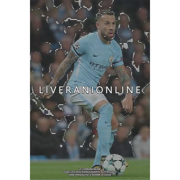 MANCHESTER CITY NAPOLI 17-10-2017 CHAMPIONS LEAGUE NELLA FOTO: NICOLAS OTAMENDI FOTO MOSCA-AG.LIVERANI