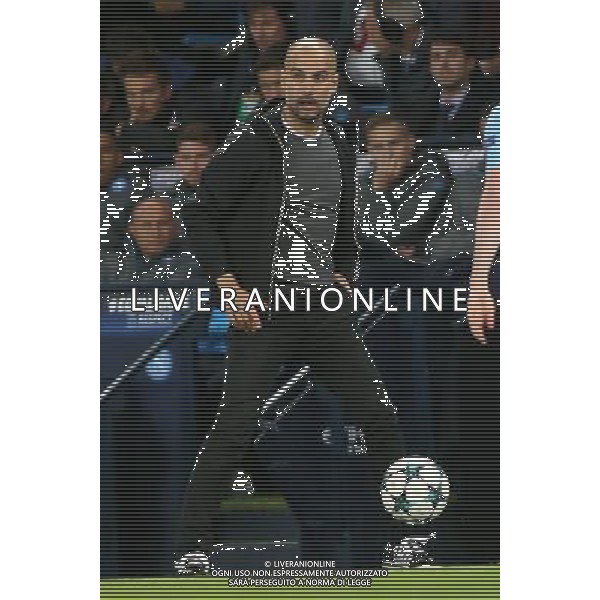 MANCHESTER CITY NAPOLI 17-10-2017 CHAMPIONS LEAGUE NELLA FOTO: JOSEP GUARDIOLA FOTO MOSCA-AG.LIVERANI