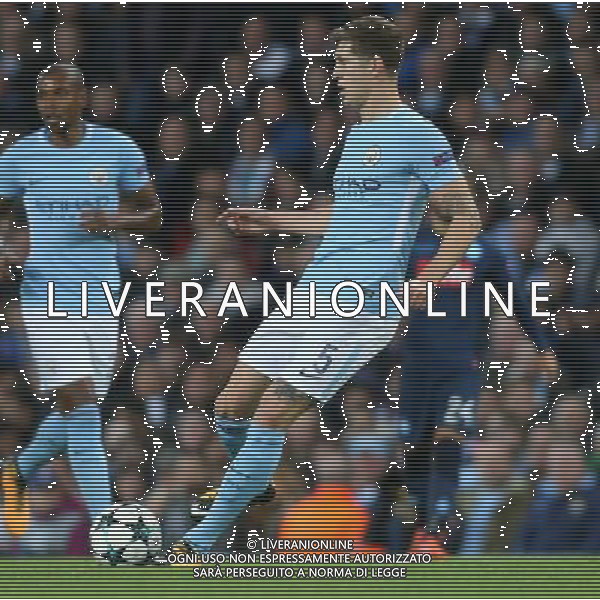 MANCHESTER CITY NAPOLI 17-10-2017 CHAMPIONS LEAGUE NELLA FOTO: JOHN STONES FOTO MOSCA-AG.LIVERANI