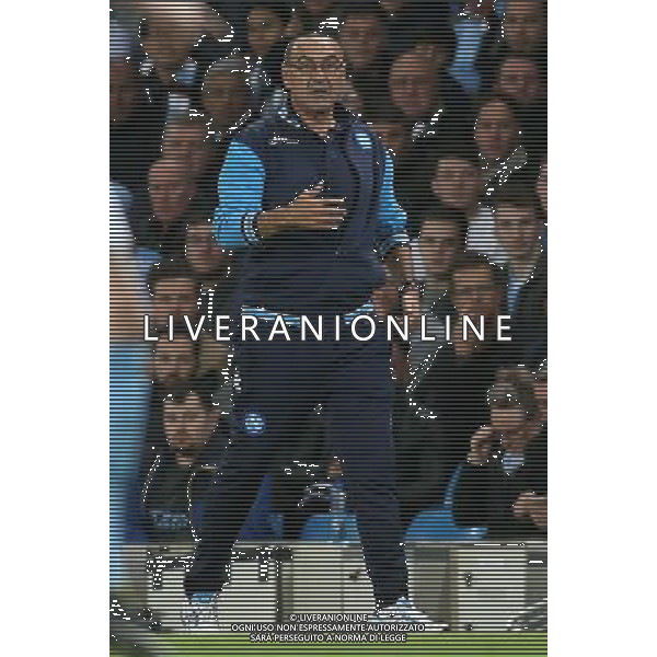 MANCHESTER CITY NAPOLI 17-10-2017 CHAMPIONS LEAGUE NELLA FOTO: MAURIZIO SARRI FOTO MOSCA-AG.LIVERANI