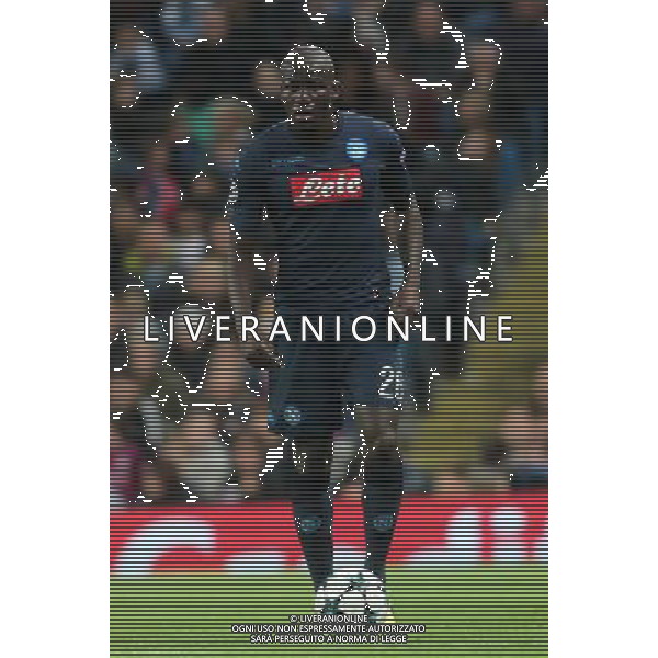 MANCHESTER CITY NAPOLI 17-10-2017 CHAMPIONS LEAGUE NELLA FOTO: KALIDOU KOULIBALY FOTO MOSCA-AG.LIVERANI