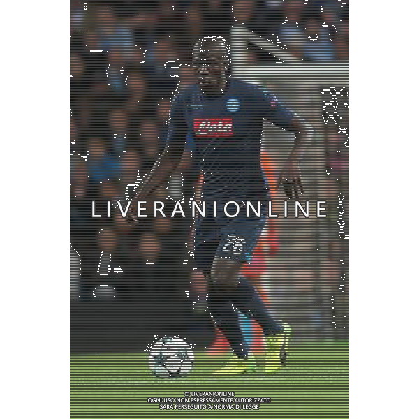 MANCHESTER CITY NAPOLI 17-10-2017 CHAMPIONS LEAGUE NELLA FOTO: KALIDOU KOULIBALY FOTO MOSCA-AG.LIVERANI