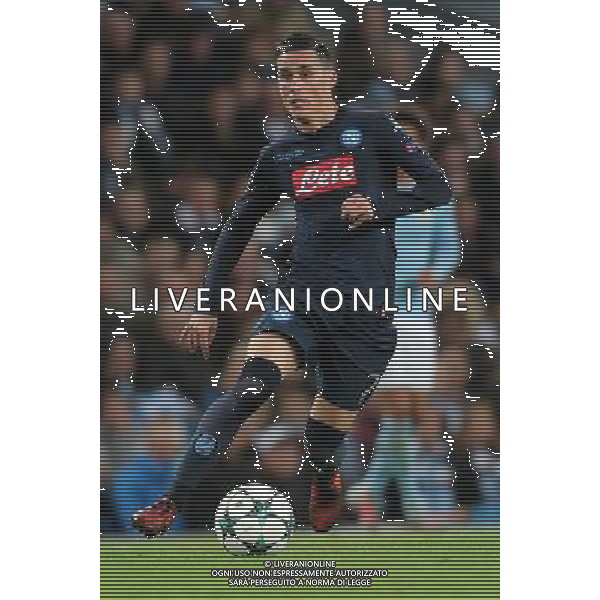MANCHESTER CITY NAPOLI 17-10-2017 CHAMPIONS LEAGUE NELLA FOTO: JOSE\' CALLEJON FOTO MOSCA-AG.LIVERANI