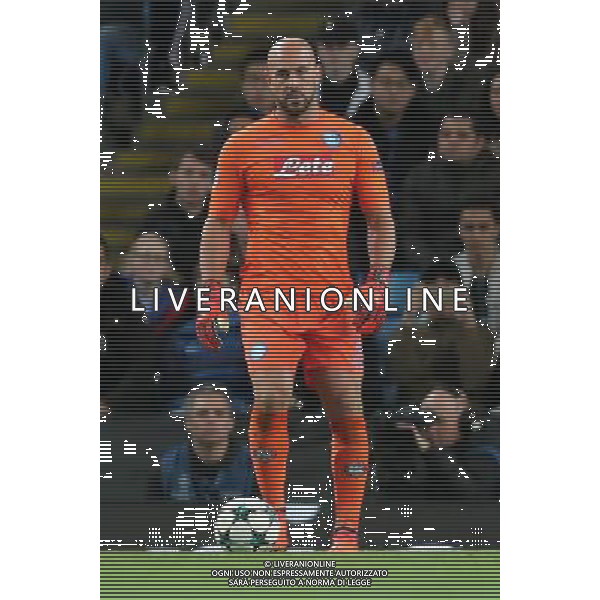 MANCHESTER CITY NAPOLI 17-10-2017 CHAMPIONS LEAGUE NELLA FOTO: PEPE REINA FOTO MOSCA-AG.LIVERANI