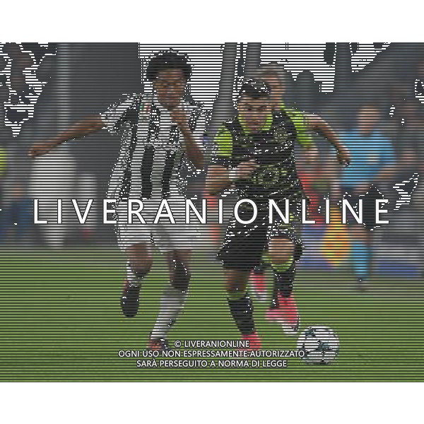 UEFA Champions League 2017/2018 Gruppo D Torino - 18.10.2017 Juventus-Sporting Lisbona Nella Foto:Acuna Marcos - Cuadrado Juan /Ph.Vitez-Ag. Aldo Liverani