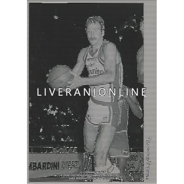RETROSPETTIVA BOB MORSE PALLACANESTRO NELLA FOTO BOB MORSE CON LA MAGLIA DELLA CANTINE RIUNITE REGGIO EMILIA FOTO CODAZZI-AG ALDO LIVERANI SAS