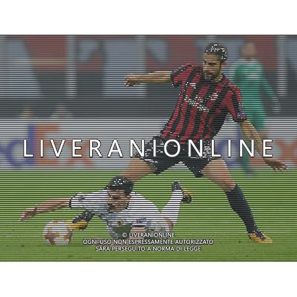 UEFA Europa League 2017/2018 Gruppo D Milano - 19.10.2017 Milan-AEK Atene Nella Foto:rodriguez lazaros christodoulopoulos /Ph.Vitez-Ag. Aldo Liverani