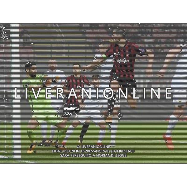 UEFA Europa League 2017/2018 Gruppo D Milano - 19.10.2017 Milan-AEK Atene Nella Foto:occasione bonucci parata da anestis /Ph.Vitez-Ag. Aldo Liverani