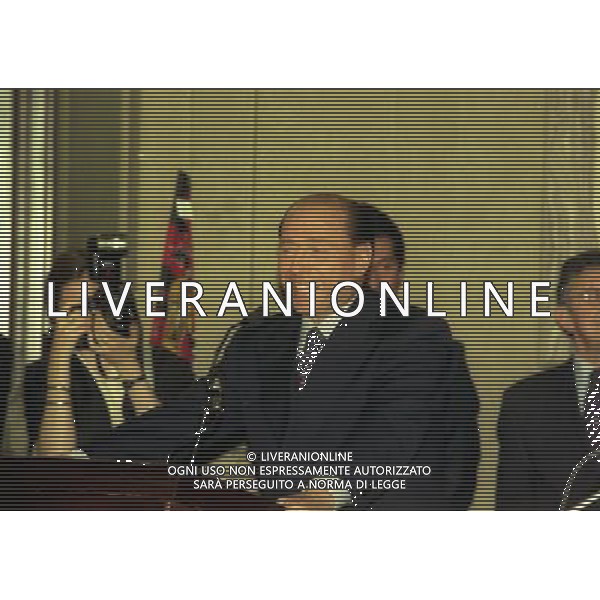 28-05-1999 MILANO PALAZZO MARINO FESTA SCUDETTO MILAN NELLA FOTO SILVIO BERLUSCONI PRESENZIA ALLA CERIMONIA A PALAZZO MARINO PER LA VITTORIA NEL CAMPIONATO DI SERIE A AG ALDO LIVERANI SAS