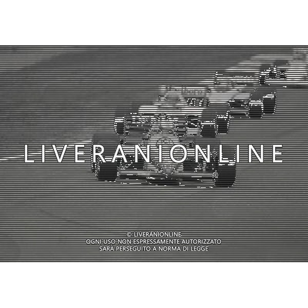 1985 GP IMOLA F1 NELLA FOTO NIGEL MANSELL AG ALDO LIVERANI SAS