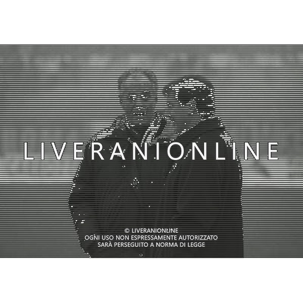 1996 RETROSPETTIVA ROY HODGSON ALLENATORE INTER NELLA FOTO ROY HODGSON CON GIANMARIA VISCONTI DI MODRONE AG ALDO LIVERANI SAS