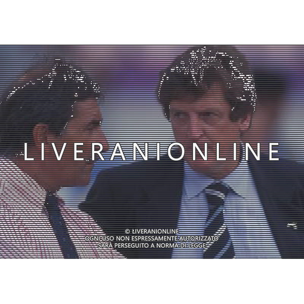 1996 RETROSPETTIVA ROY HODGSON ALLENATORE INTER NELLA FOTO ROY HODGSON CON LUIGI PREDEVAL AG ALDO LIVERANI SAS