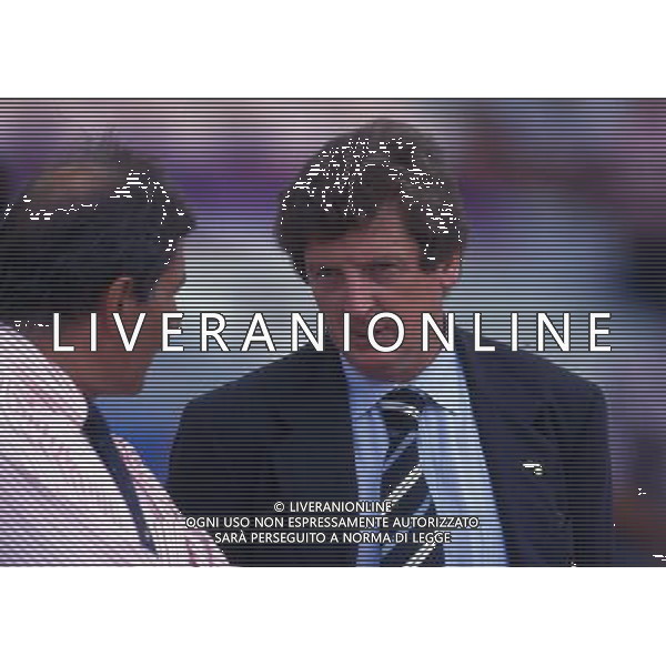 1996 RETROSPETTIVA ROY HODGSON ALLENATORE INTER NELLA FOTO ROY HODGSON CON LUIGI PREDEVAL AG ALDO LIVERANI SAS