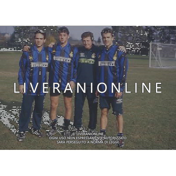 1996 RETROSPETTIVA ROY HODGSON ALLENATORE INTER NELLA FOTO CAIO-ALESSANDRO PISTONE-ROY HODGSON E MARCO BRANCA AG ALDO LIVERANI SAS