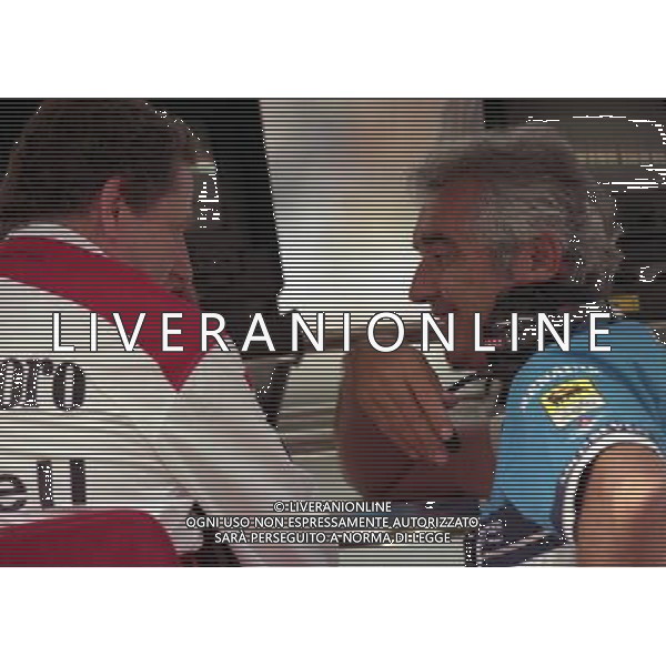 05-09-1997 GP MONZA F1 NELLA FOTO JEAN TODT E FLAVIO BRIATORE AG ALDO LIVERANI SAS