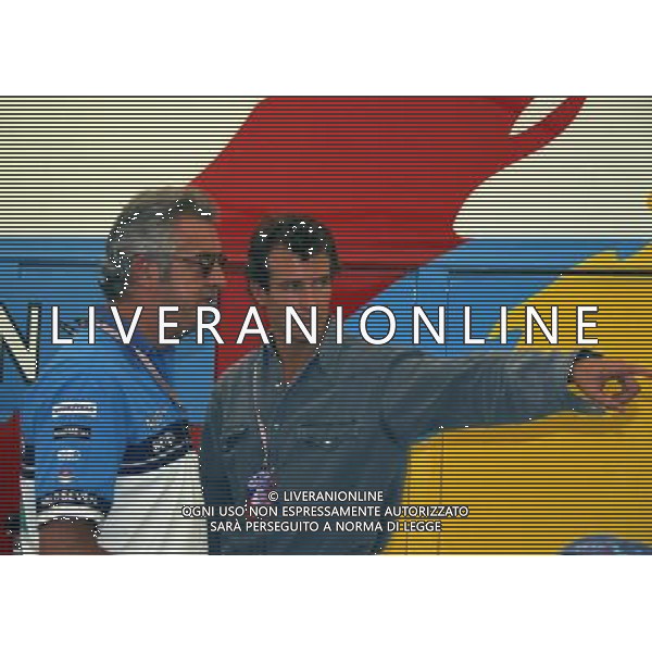 06-09-1997 GP MONZA F1 NELLA FOTO FLAVIO BRIATORE E BENETTON AG ALDO LIVERANI SAS