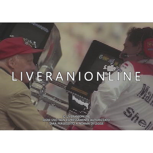 06-09-1997 GP MONZA F1 NELLA FOTO NIKI LAUDA E JAEN TODT AG ALDO LIVERANI SAS