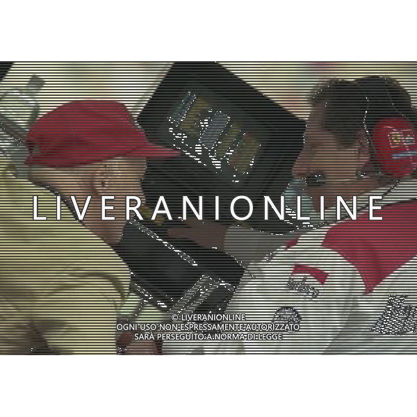 06-09-1997 GP MONZA F1 NELLA FOTO NIKI LAUDA E JEAN TODT AG ALDO LIVERANI SAS