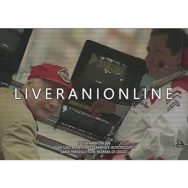 06-09-1997 GP MONZA F1 NELLA FOTO NIKI LAUDA E JEAN TODT AG ALDO LIVERANI SAS
