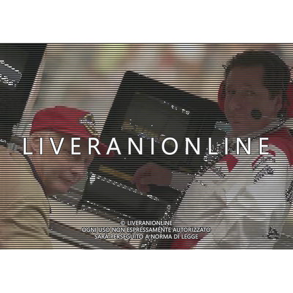 06-09-1997 GP MONZA F1 NELLA FOTO NIKI LAUDA E JEAN TODT AG ALDO LIVERANI SAS