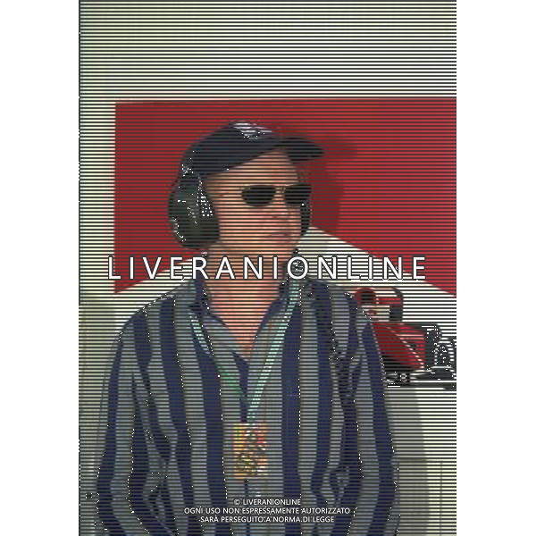 07-09 1997 GP MONZA F1 NELLA FOTO Mick Hucknall dei simply red AG ALDO LIVERANI SAS