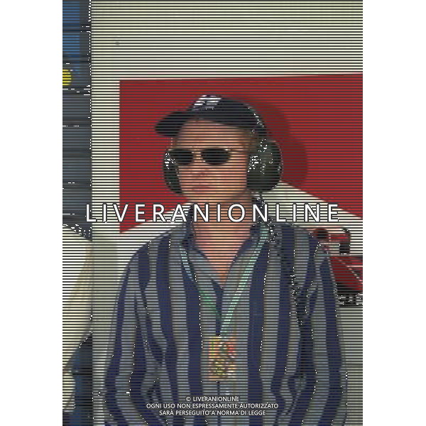 07-09 1997 GP MONZA F1 NELLA FOTO Mick Hucknall dei simply red AG ALDO LIVERANI SAS