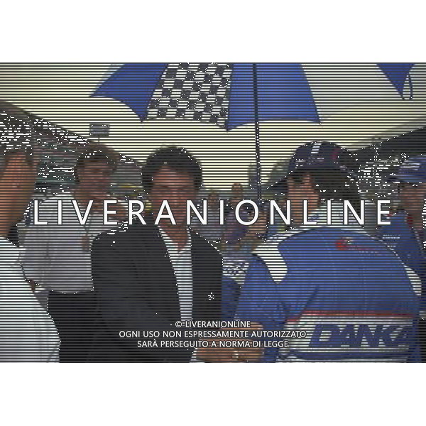 07-09 1997 GP MONZA F1 NELLA FOTO SILVESTER STALLONE AG ALDO LIVERANI SAS