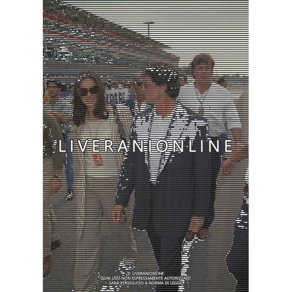 07-09 1997 GP MONZA F1 NELLA FOTO SILVESTER STALLONE AG ALDO LIVERANI SAS