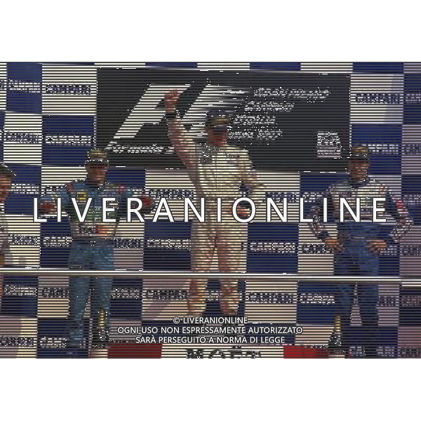 07-09 1997 GP MONZA F1â€¨NELLA FOTO David Coulthard, seguito da Jean Alesi e Heinz-Harald Frentzenâ€¨AG ALDO LIVERANI SASâ€¨