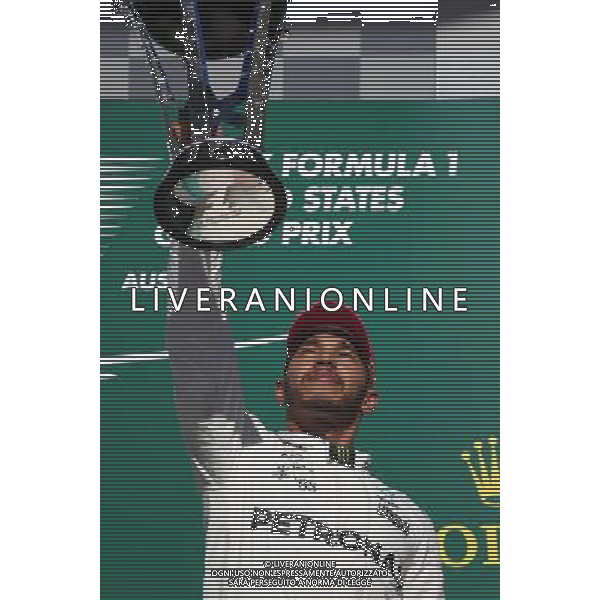 Lewis Hamilton (GBR) Mercedes AMG F1 22.10.2017. Formula 1 World Championship, Rd 17, United States Grand Prix, Austin, Texas, USA, Race Day. / AGENZIA ALDO LIVERANI SAS - ITALY ONLY EDITORIAL USE ONLY