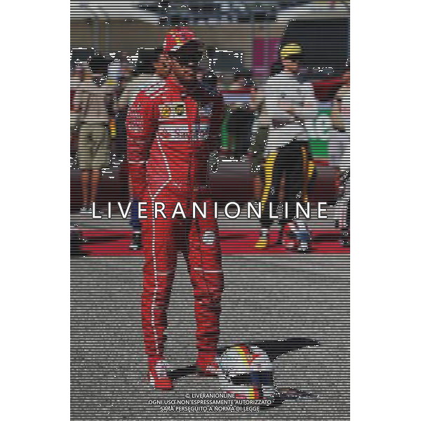 Sebastian Vettel (GER) Ferrari on the grid. 22.10.2017. Formula 1 World Championship, Rd 17, United States Grand Prix, Austin, Texas, USA, Race Day. / AGENZIA ALDO LIVERANI SAS - ITALY ONLY EDITORIAL USE ONLY