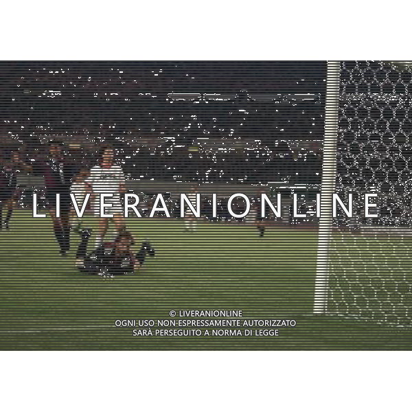 24-05-1995 VIENNA FINALE DI CHAMPIONS LEAGUE MILAN AJAX 0-1 NELLA FOTO GOAL PATRICK KLUIVERT AG ALDO LIVERANI SAS