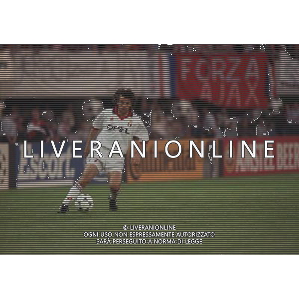 24-05-1995 VIENNA FINALE DI CHAMPIONS LEAGUE MILAN AJAX 0-1 NELLA FOTO ROBERTO DONADONI AG ALDO LIVERANI SAS