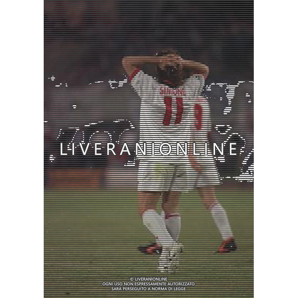 24-05-1995 VIENNA FINALE DI CHAMPIONS LEAGUE MILAN AJAX 0-1 NELLA FOTO MARCO SIMONE AG ALDO LIVERANI SAS
