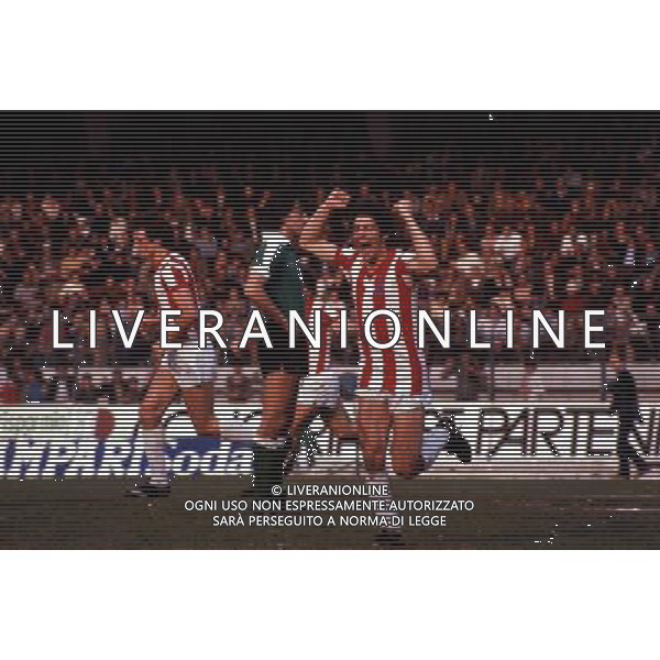 Paolo Rossi calciatore del LaneRossi Vicenza Calcio - retrospettiva nella foto esultanza dopo il gol / AGENZIA ALDO LIVERANI SAS