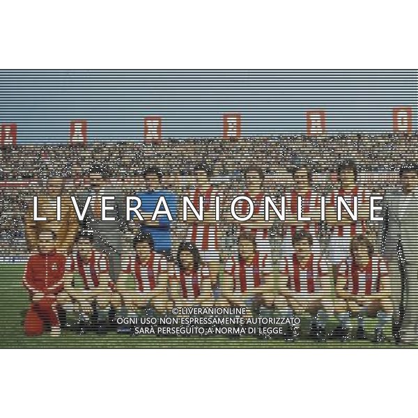 Paolo Rossi calciatore del LaneRossi Vicenza Calcio - retrospettiva nella foto La formazione della squadra del Lanerossi vicenza 1977/1978 / AGENZIA ALDO LIVERANI SAS