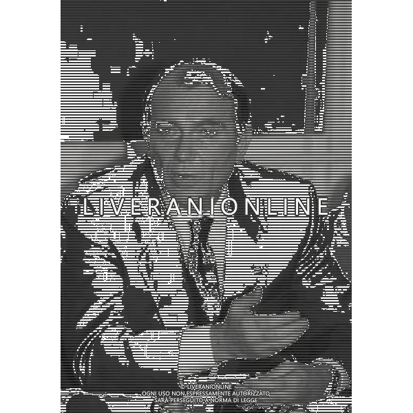 1993-1994 PRESENTAZIONE DEL NUOVO ALLENATO DELL\'INTER GIAMPIERO MARINI NELLA FOTO ERNESTO PELLEGRINI AG ALDO LIVERANI SAS