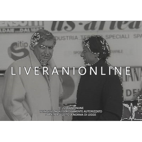 1993-1994 RETROSPETTIVA GIAMPIRO MARINI ALLENATORE INTER NELLA FOTO GIAMPIERO MARINI CON MARIOTTINI MARINO AG ALDO LIVERANI SAS