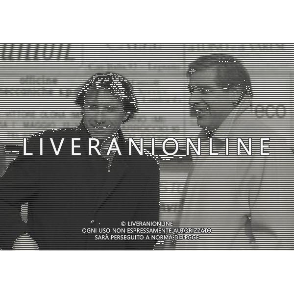 1993-1994 RETROSPETTIVA GIAMPIRO MARINI ALLENATORE INTER NELLA FOTO GIAMPIERO MARINI CON MARINO MARIOTTINI AG ALDO LIVERANI SAS