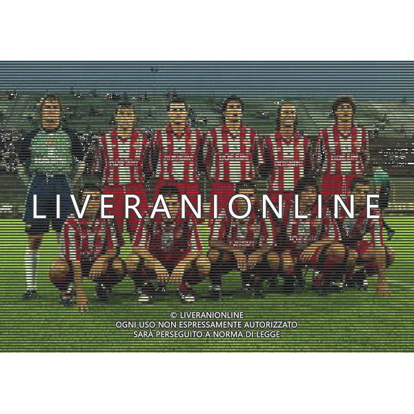 17-08-1997 CREMONA- COPPA ITALIA CREMONSE RAVENNA 0-1 NELLA FOTO FORMAZIONE CREMONESE AG ALDO LIVERANI SAS