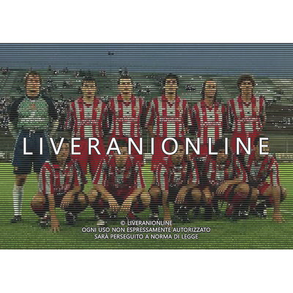 17-08-1997 CREMONA- COPPA ITALIA CREMONSE RAVENNA 0-1 NELLA FOTO FORMAZIONE CREMONESE AG ALDO LIVERANI SAS