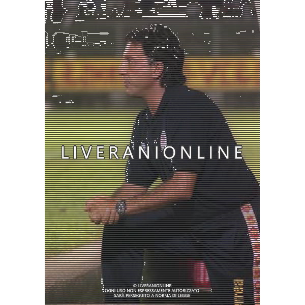 17-08-1997 CREMONA- COPPA ITALIA CREMONSE RAVENNA 0-1 NELLA FOTO MAURO SANDREANI ALLENATORE RAVENNA AG ALDO LIVERANI SAS