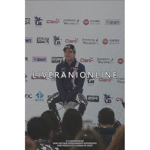 Sergio Perez (MEX) Sahara Force India F1 at an America Movil Press Conference. 25.10.2017 Formula 1 World Championship, Rd 18, Mexican Grand Prix, Mexico City, Mexico, Preparation Day. / AGENZIA ALDO LIVERANI SAS - ITALY ONLY EDITORIAL USE ONLY
